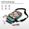 thumbnail image 7 of HELLHERO Christmas Design Sling Bag Polyester Double-layer for Outdoor Travel Daily Use, 7 of 7