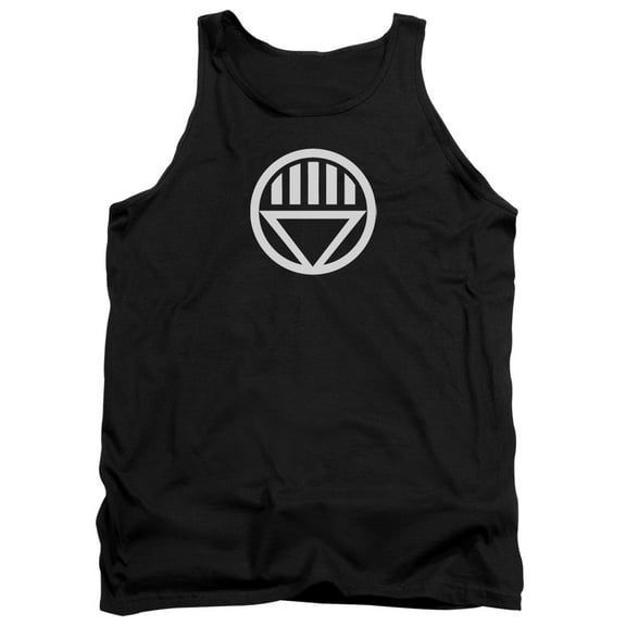 Green Lantern Black Lantern Logo Adult Tank Top Black