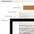 thumbnail image 3 of MCS Foundation 13.5x40 Poster Frame Traditional Black, Vertical & Horizontal Wall Hanging Large Picture Frame for Photos, Panoramics, Posters & Art Prints (1-Pack), 3 of 10