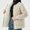 Beige, variant on XWSHYW Womens Coats_Jackets Plus Size Winter Warm Long Sleeve Coats Casual Thickened Zip up Outerwear with Pockets