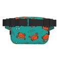 thumbnail image 3 of Balery Colorful Crab Mochila Cinturón para Mujeres y Hombres, Bolsa de Cintura Impermeable de Doble Capa con Correa, 3 of 9