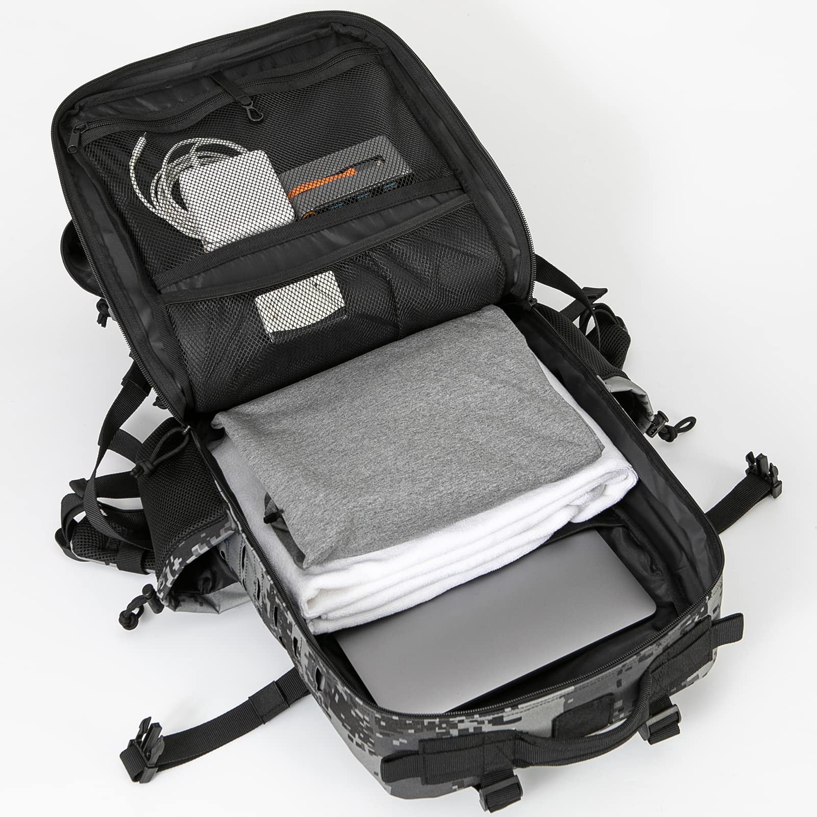 Haadid 25L/45L Backpack for Hiking, Outdoor Daypack for Travel & College, Water-Resistant Laptop Backpack for Men & Women