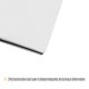 thumbnail image 3 of Golpeador Irfora Construcción de 3 capas Guitarra eléctrica Tablero Pickguard en blanco Placa de rascar PVC Piezas de guitarra personalizadas DIY Blanco Irfora Golpeador, 3 of 5
