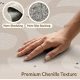 thumbnail image 4 of ODIKA 3'x5' Beige Taupe Abstract Geometric Modern Washable Accent Rug Contemporary Curved Shapes Minimalist Design for Bedside, Nursery Room, Pet Friendly & Non-Shedding, 4 of 5