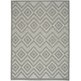 thumbnail image 2 of Nourison Versatile Indoor/Outdoor Silver Grey 5' x 7' Area Rug, (5x7), 2 of 10