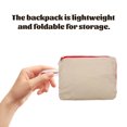 thumbnail image 6 of Foldable Waterproof Backpack, 25L Lightweight Packable Daypack for Travel and Outdoor Activities(Beige,43cm), 6 of 6