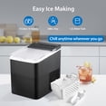 thumbnail image 4 of Mainstays Countertop Ice Maker, 26 lb Per 24 Hours, Black, 4 of 12