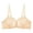 Beige, variant on Miorin Under $4 Women Wireless Lace Bras, Supportive Breathable No Underwire Minimizer Bra, Push‑Up Full‑Coverage T‑Shirt Bra, Soft Cotton Brassiere for Daily Wear Multi‑Color Available