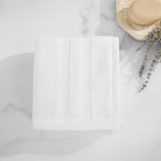 Mainstays Performance Cotton Hand Towel, Super Soft Quick Dry Fade Resistant, Solid White