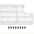 thumbnail image 1 of Dpzm Protectores De Fregadero De Acero Inoxidable Para Fregadero De Cocina Rejillas De Fregadero De 23,2 X 11,6 Pulgadas Compatibles Con Kohler Whitehaven K-6486 Y K-6487 Rejilla De Fregadero Para La, 1 of 5