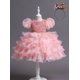 thumbnail image 4 of Little Girls Sequined Party Ball Dress With Big Bow Headband, Kids Special Party Prom Dress, Dance Performance Dress Princess Dr, 4 of 5