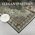 thumbnail image 7 of Tzou Green 5x7 Area Rugs for Living Room, Vintage Washable Low Pile Carpet with Non-Slip Rubber Backing for Bedroom Dining Room, 7 of 7