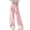 Pink, variant on Women Fall and Winter Clothes,Women Casual Pants,Ladies' Loose and Casual Hanging Feeling Floor Dragging Wide Leg Striped Pants
