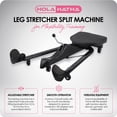 thumbnail image 3 of HolaHatha Steel Leg Stretcher Split Machine for Flexibility Training, Black, 3 of 12