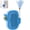 Blue, variant on 3-in-1 Cat Self Groomer Brush – Wall Corner Cat Scratch Pad with Catnip Ball & Feather Toy, Cactus-Style Wall Brush for Indoor Cats, Cats Massager & Face Scratchers for Fur Pets