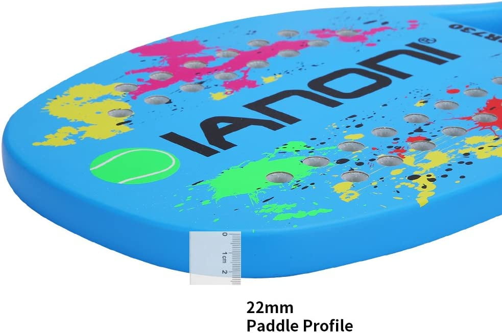 Ianoni Beach Tennis Racket - Graphite Composite Face with EVA Core