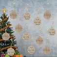 thumbnail image 3 of Adornos de madera con colgante pieza adornos de madera de Navidad, Bos de navidad Zulema Piezas de madera, 3 of 7