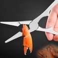 thumbnail image 6 of FRCOLOR 1Pc Seafood Clamp 19.00X3.80X0.80CM for Crab Eating and Nut Cracking with 304 Stainless Steel, 6 of 8