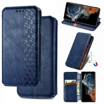Ancove for iPhone 14 Wallet Case,Premium PU Leather Card Holder Magnetic Closure Kickstand Shockproof Flip Folio Cover Case for iPhone 14,Blue