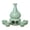 Green, variant on Elegant Japanese Sake Set Ceramic Warmer Pots Carafe Bottle And 4 Small Cups Stove For Warming Liquor Beverage