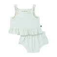 thumbnail image 4 of Modern Moments by Gerber Baby Girl Bloomer Outfit Set with Embroidery, 2-Piece, Sizes 0/3 Months - 24 Months, 4 of 15