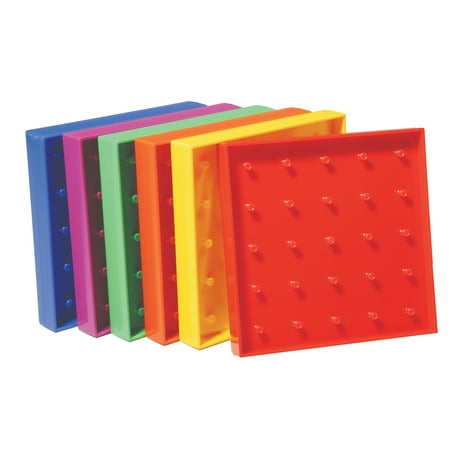 UPC: 0832382007281 | Edx Education Double-Sided Geoboard Set – Set of 6 with Rubber Bands