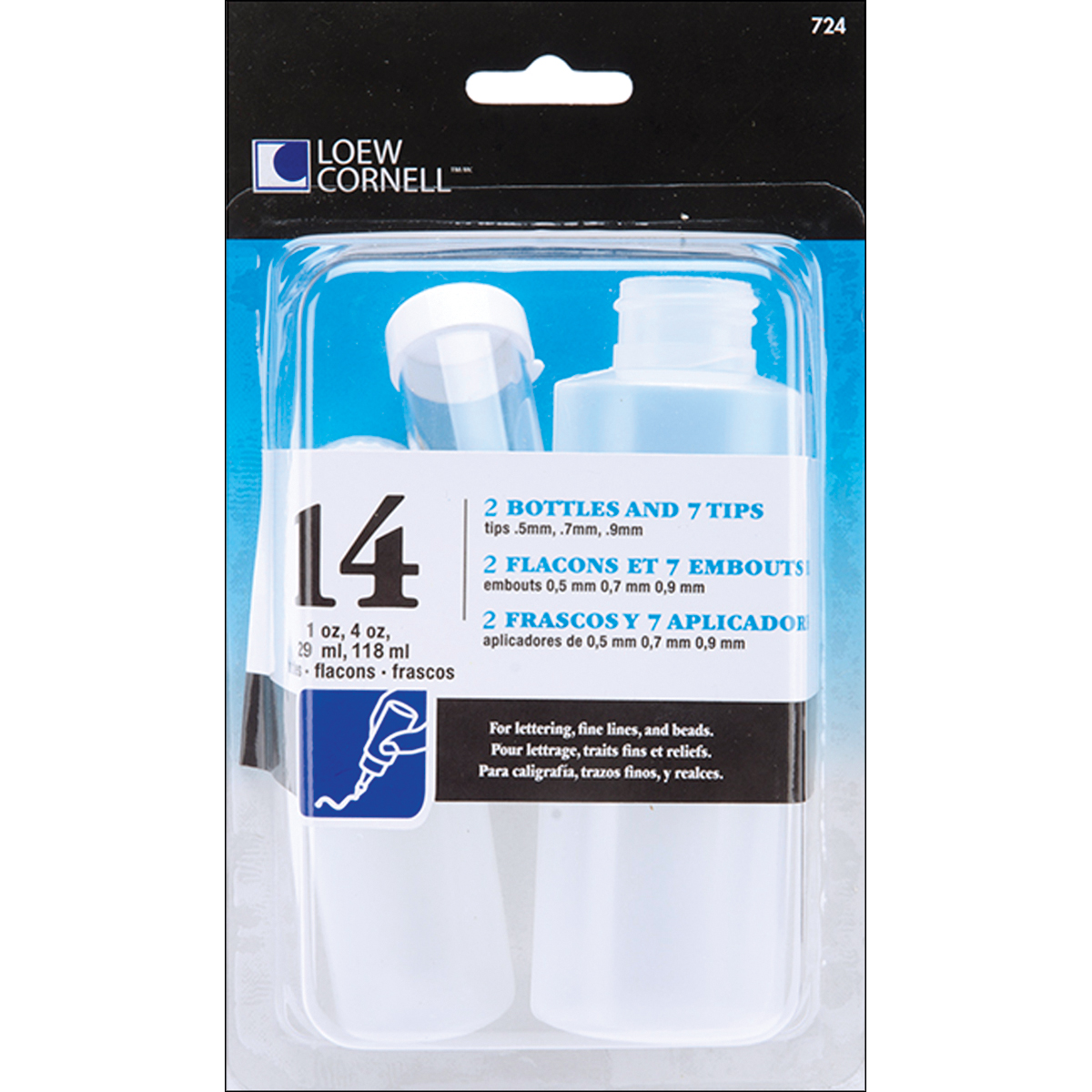 Plastic Bottles & Tips1oz & 4oz