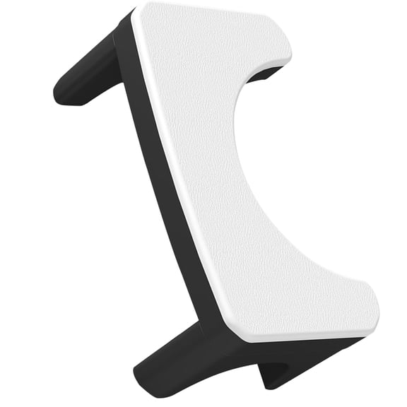 jojofuny White Anti Ergonomic Compact Bathroom Toilet Step Stool for Adults