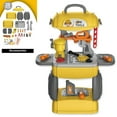 thumbnail image 3 of Kids Tool Table Set Plastic Funny Detachable Repair Tool Toy Workbench Toy, 3 of 10