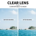 thumbnail image 4 of Personalized cat eye sunglasses, fashion irregular, metal, Brown, 4 of 5