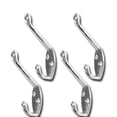 thumbnail image 5 of Paquete de 4 s de pared resistentes con 8 tornillos, pteado//Negro a elegir, para colgar para proteger, bufanda, toal, lve, Pta perfecl percheros de pared, 5 of 5