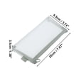 thumbnail image 2 of 1 Pc Women Convenient Travel Cosmetic Bag for Vacation Outdoor Activities Gray Nylon Mesh, 2 of 4