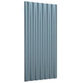 thumbnail image 3 of vidaXL Roof Panels 36 pcs Galvanized Steel Gray 31.5"x14.2", 3 of 3