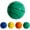 Green, variant on 2026 New Silent Basketball, Upgrade Dribble Dream Silent Basketballs, Airless Basketballs Soundless Foam Ball for Quiet Dribbling Indoor Training Activities