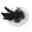 Black, variant on 1PCS JINXI Headwear Series Vintage Pleated Mesh Feather Fascinator, Stereo Shape, Mesh‑Feather Blending, Party Banquet Accessory Hat
