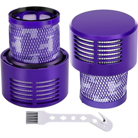 Filter for Dyson V10 SV12, 2 Pack Replacement Filters for Dyson V10 SV12 Cyclone Series Vacuum Cleaner, V10 Absolute Animal Motorhead Total Clean SV12 Cordless Accessory DY-969082-01