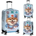 thumbnail image 2 of Just a Certified Nursing Assistant Cna Who Loves Her Pomeranian Travel Luggage Cover Pom Dog Lover Gifts Suitcase Dust Protective Decor - 00003, 2 of 5