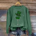 thumbnail image 2 of toraway Sweat à Capuche pour Femmes Motif Mignon Col Rond Manches Longues Sweat-Shirts Décontractés Haut Mignon Manches Longues Mode Ample S, 2 of 4
