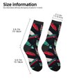 thumbnail image 2 of Honeii Fishing Lure Print Children's Colorful Socks,Unisex Kids and Toddlers' Cushioned Sock,Kids Athletic Crew Socks,for Everyday Wear and Sports, 2 of 5