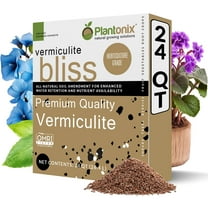 Plantonix Vermiculite Bliss (24 Qts) - Organic Vermiculite for Plants & Gardening - Coarse Vermiculite Mixes with Potting Soil for Outdoor & Indoor Plants
