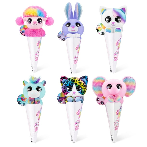 Coco Surprise Rainbow Series 1 Cono de peluche (3 piezas) Buzón