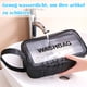 thumbnail image 4 of Bewildely Bolsa de cosméticos de PU de 2 uds con gran capacidad, separación en seco y húmedo, multifuncional, gran apertura gruesa Juegos de accesorios de baño, 4 of 6