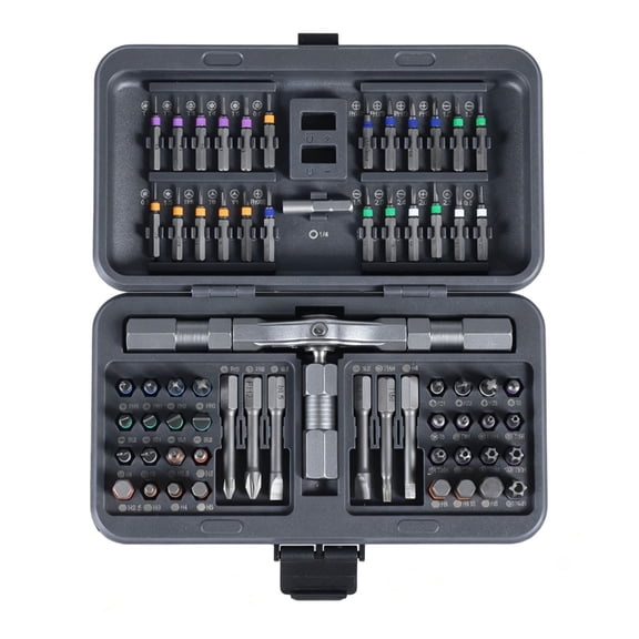 66 In 1 Magnetic Ratchet Screwdriver Set With Precisions Steel And Compacts Storage Case for Furniture Assembly Workshop