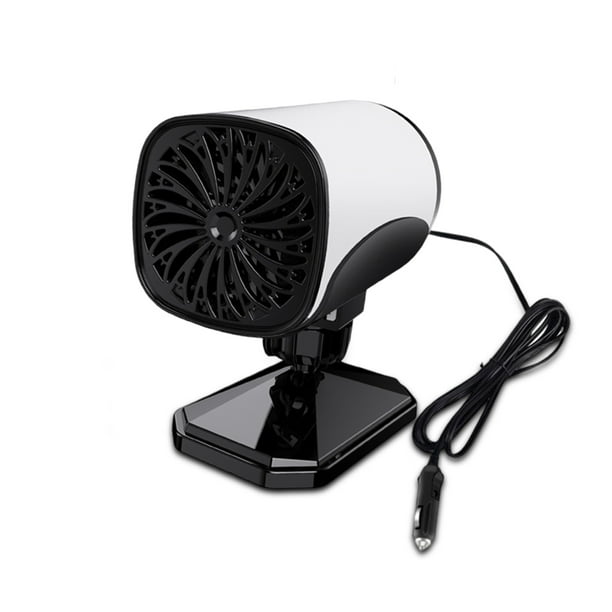 Desempañador del ventilador del parabrisas del calentador del automóvil 12V 24V 120W 360 ° Desempañador eléctrico ajustable Desempañador del secador de ventana 12V, Blanco Scienceny VI001629-02B
