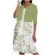 thumbnail image 1 of Conjunto de dos piezas de verano para mujer, cuello redondo, elegante, con tirantes, y cárdigan de media manga, conjunto de tops Wmkox8yi bvn841, 1 of 5