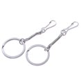 thumbnail image 4 of 10Pcs Metal Mosquetón Clip Llavero Llavero Organizador del sostenedor de la cadena del Baoblaze Soporte para llavero, 4 of 8