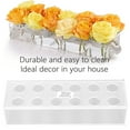 thumbnail image 3 of Acrylic Flower Vase, Rectangular Table Floral Vase  For Anniversary For Desk, 3 of 8