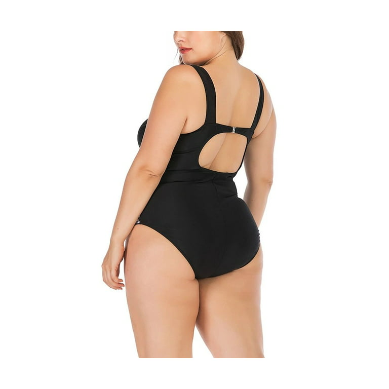 Peroptimist Women's One Piece Swimsuit, Plus Size Bikini Swimsuit, Built-in  Bra Made with Soft and Environment-friendly Material, Make You Feel Free