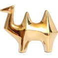 thumbnail image 1 of Estatuas de animales pequeños decoración del hogar adornos decorativos dorados de estilo moderno para sala de estar, dormitorio, escritorio de oficina, gabinetes, 1 of 7