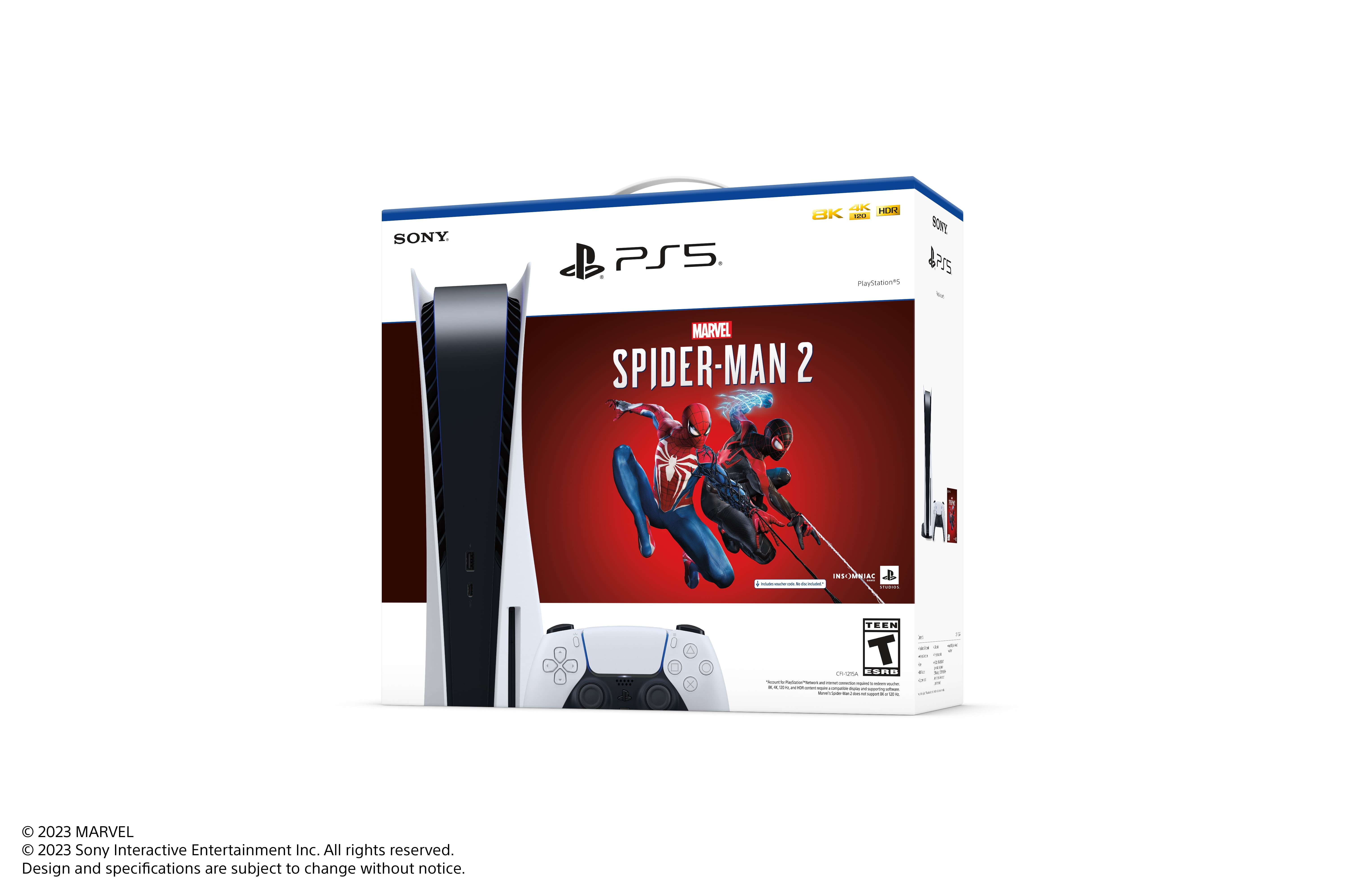 Consola PS5 Standard Edición Spider-Man 2 Bundle incluye juego digital SONY